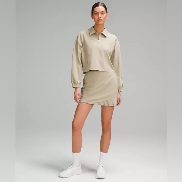 lululemon athletica Tops - Lululemon Women's Golf 1/4 Zip Pullover Back Pleated 10